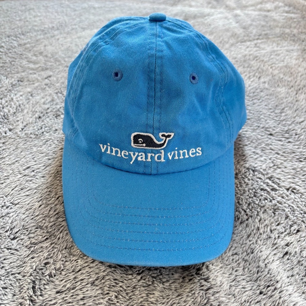 Vineyard‎ Vines Baseball Hat Blue Logo Embroidered Preppy Nautical Beach 19021